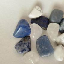 Semi-Precious Stones for Jewelry Crafts, Blue Purple Clear Gemstones, Quartz image 6