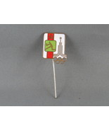 Summer Olympic Games Pin - Moscow 1980 Hammer and Sickle Volleyball - Stick Pin - $15.00