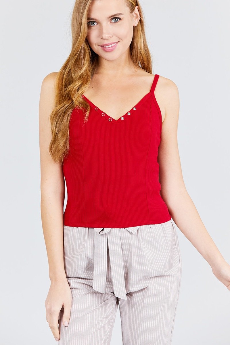 button rib top