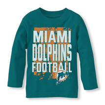 NFL Miami Dolphins Boy or Girl Long Sleeve Shirt  Infant  Size 6-9 or 9-... - $12.59