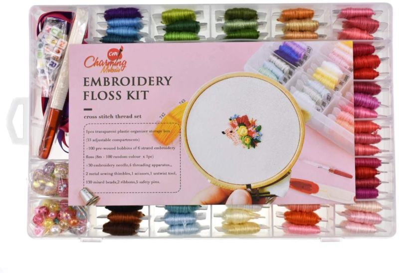 Embroidery Floss KitDmc Color100 Embroidery Thread Organizer Storage