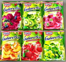 Dr.Oetker Jello Galaretka VARIETY Pack 6pc (24 servings) FREE SHIPPING - $13.85