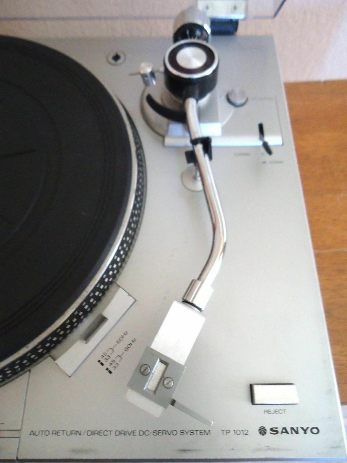 Sanyo TP1012 Direct Drive Turntable & ADC Cartridge No Needle, See