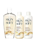 Avon Skin So Soft Radiant Moisture Bath &amp; Body Trio Set - $31.34