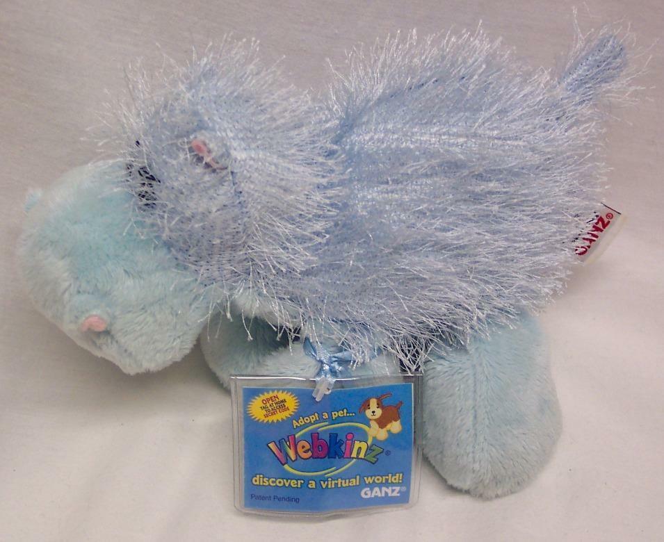 Ganz Webkinz FUZZY BLUE HIPPO 8