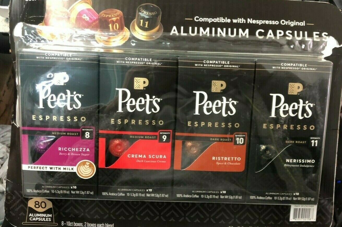 Peet's Coffee Nespresso Capsules Pods Var. and similar items