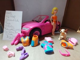 2003 Hip Hop Convertible Pink w/Polly, her Dog and some,accessories - $20.00