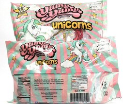 2 Bags Kervan USA 13.2 Oz Yumy Yumy Unicorns Gummy Candy 22 Pouches BB 9/2021