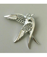 Vintage Signed Sarah Coventry bird brooch pin - $14.84