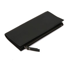 Men&#39;s Long zipper wallet Wallet dollar bag Clutch PU Leather Card case B... - $28.05