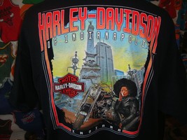 Harley Davidson Indianapolis T Shirt L  - $22.27