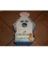  bird house wood hand made and painted - $25.00