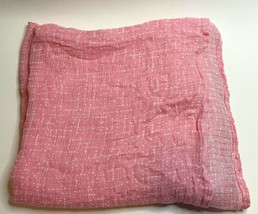 Aden + Anais Pink Geo White Polka Dot Silky Soft Bamboo Swaddle Blanket EUC - $16.46