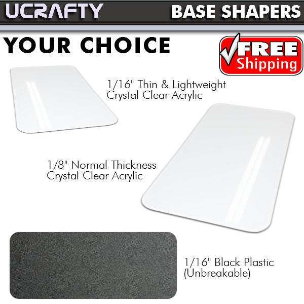 Base Shaper Clear Acrylic or black Plastic for Goyard Bellachase Bag GM - Tote H