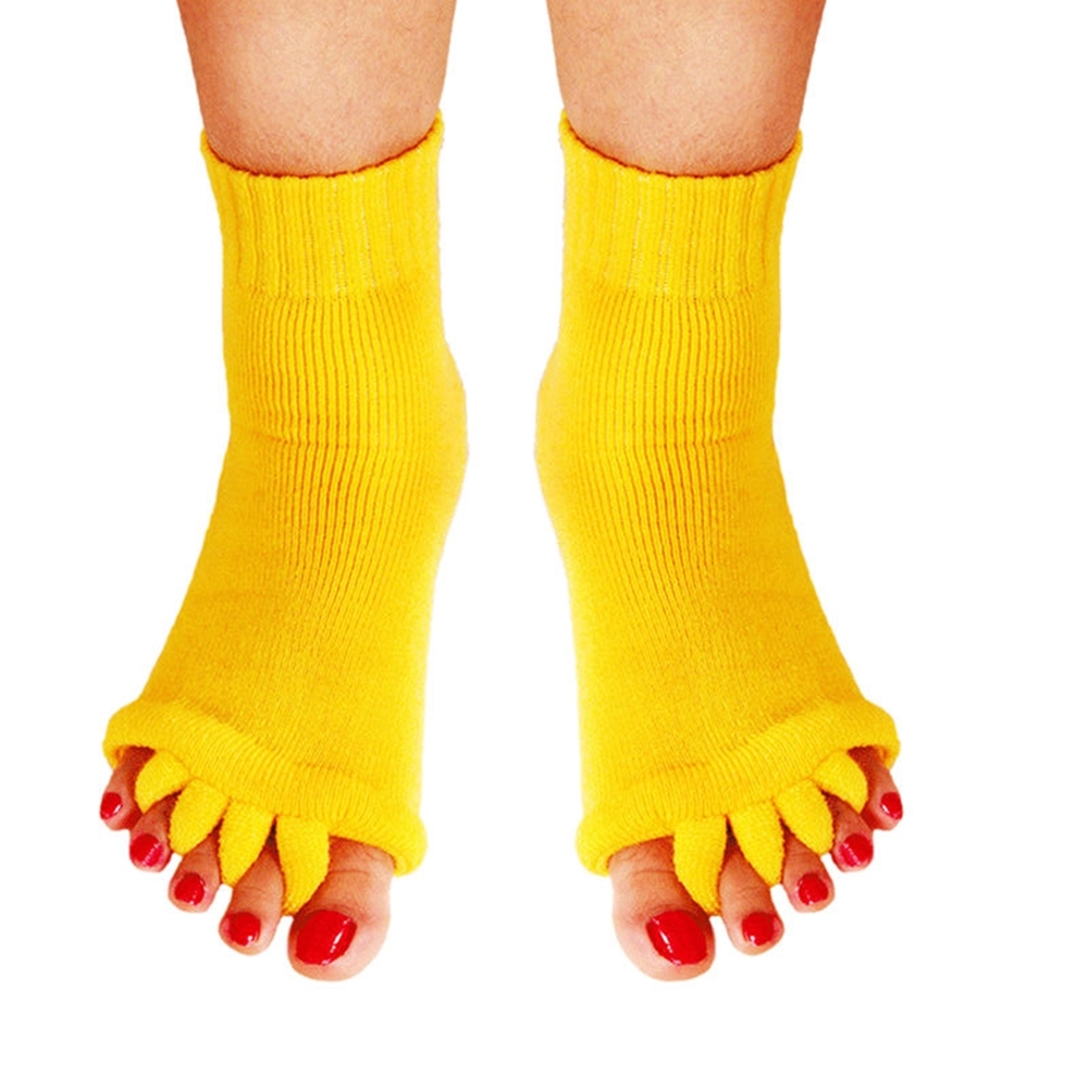 Alignment Socks Toe Spacer Separator Five Toes Yoga Comfy For Happy