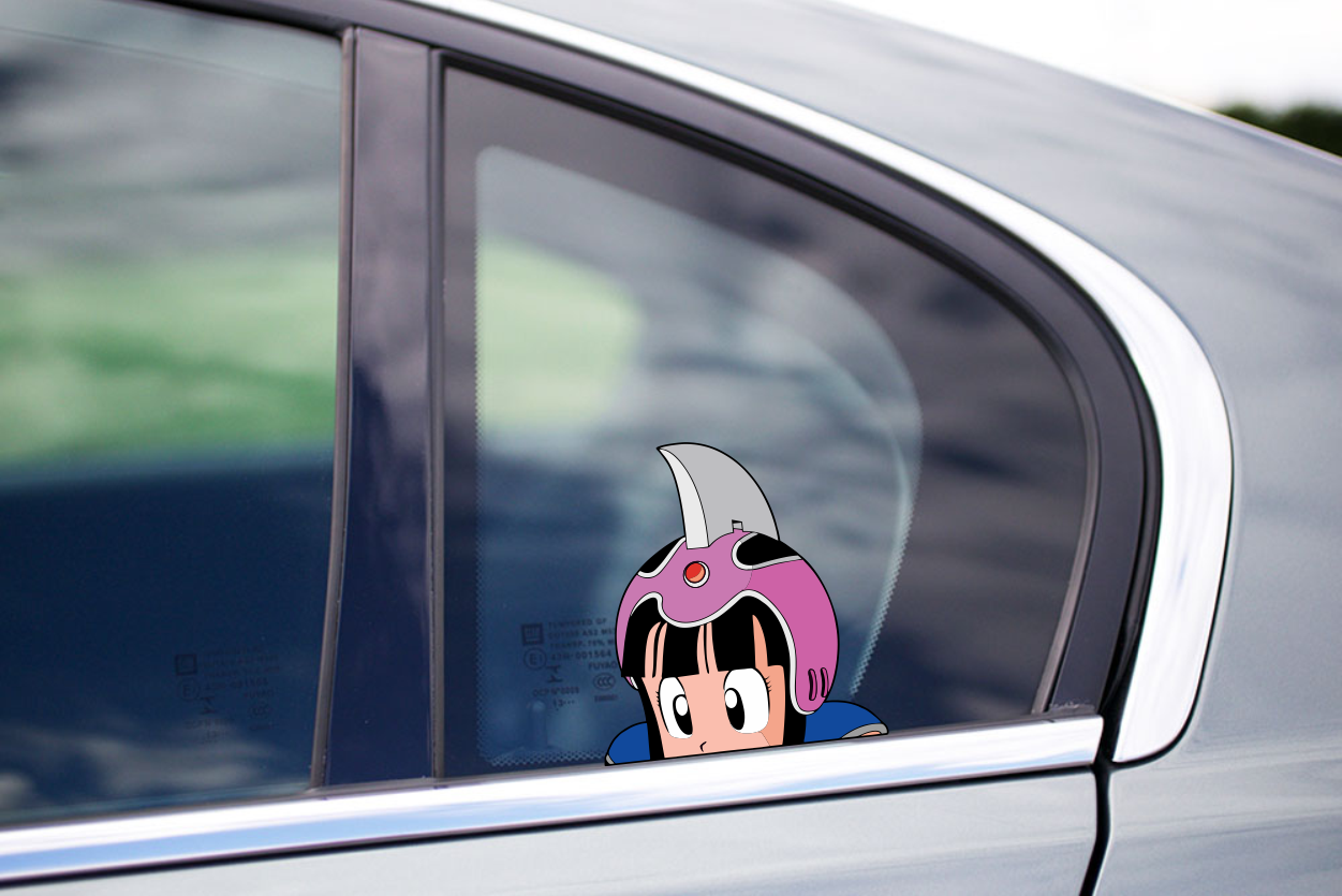 Young Chichi Car Laptop Window Vinyl Decal Anime Sticker dragonball Z super goku
