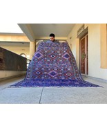 Moroccan Rug Sabra Handmade Boujaad Rug Atlas Carpet Blue kilim Rug Bohe... - $1,999.00