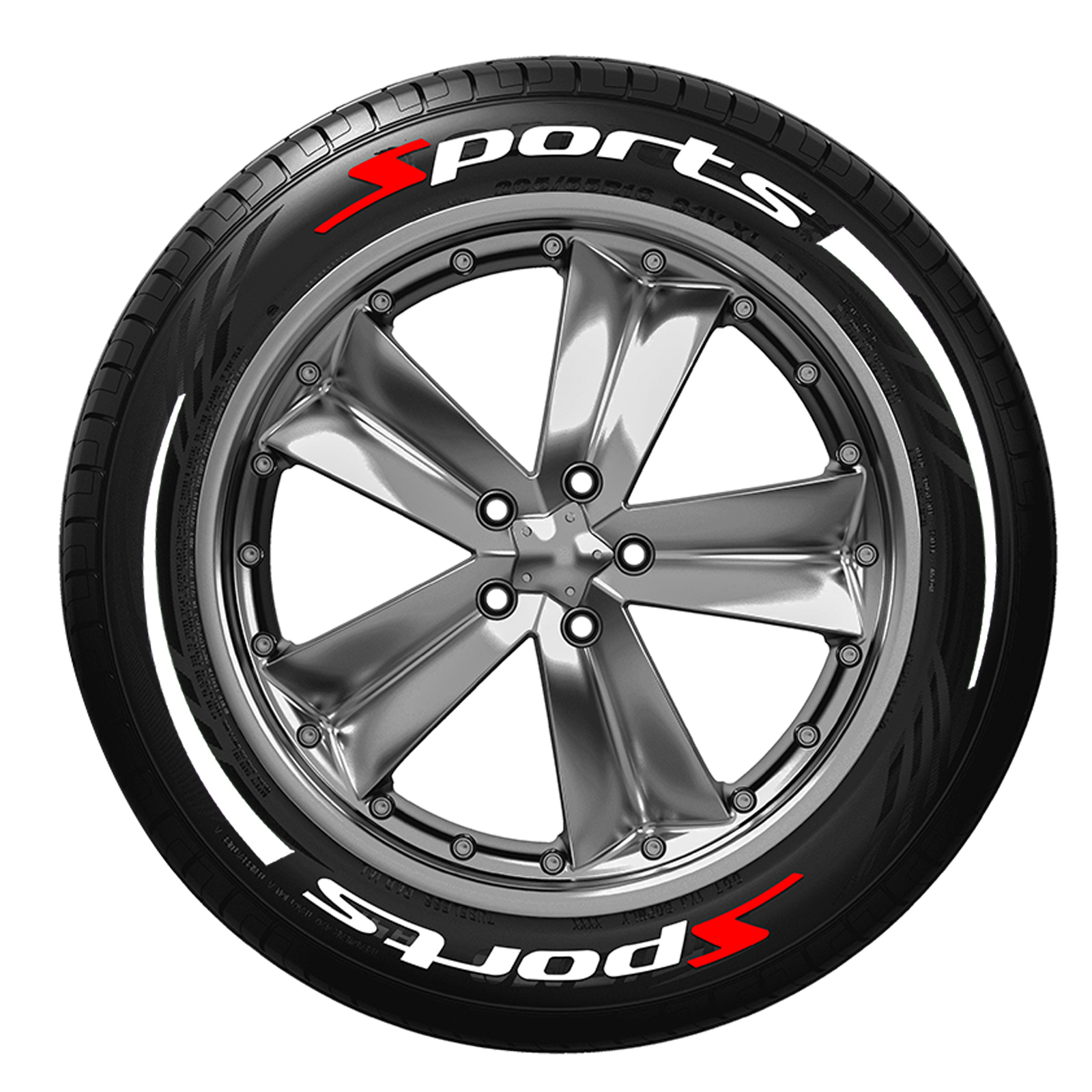 3D Sticker Decal Letter Stickers DIY Tire Lettering Decals For Most Car