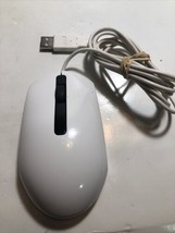 NEW Dell 3-Button USB Wired Laser Scroll Mouse White C633N - $8.56