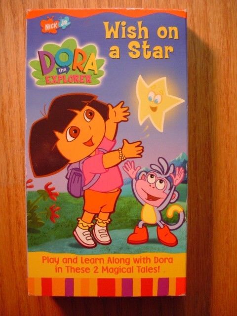 Dora the Explorer WISH ON A STAR VHS VIDEO 2001 - VHS Tapes