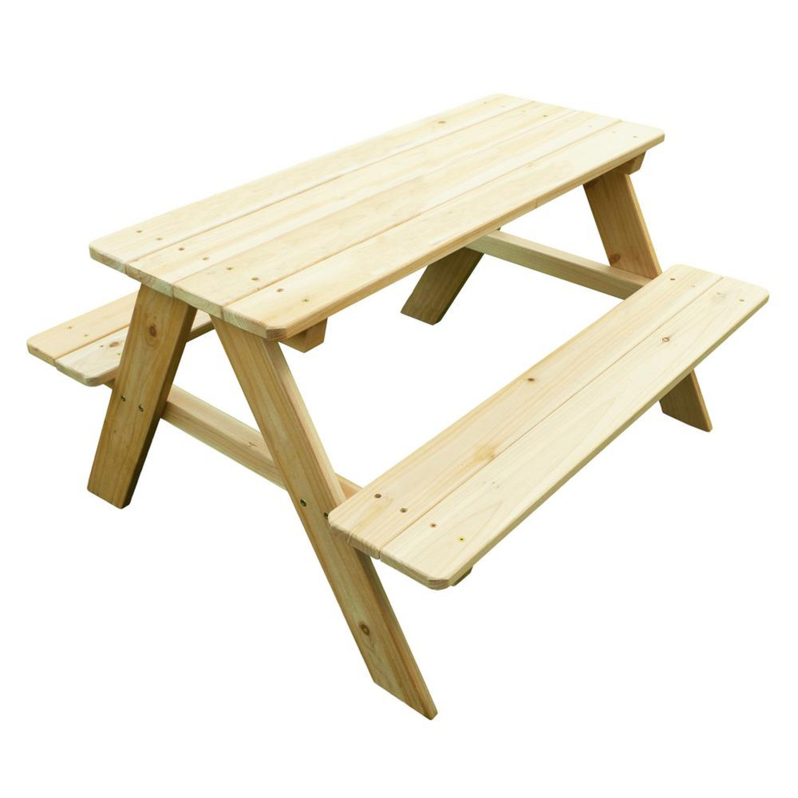 Folding Picnic Table for Kids Unfinished Wood Functional ... on {keyword}