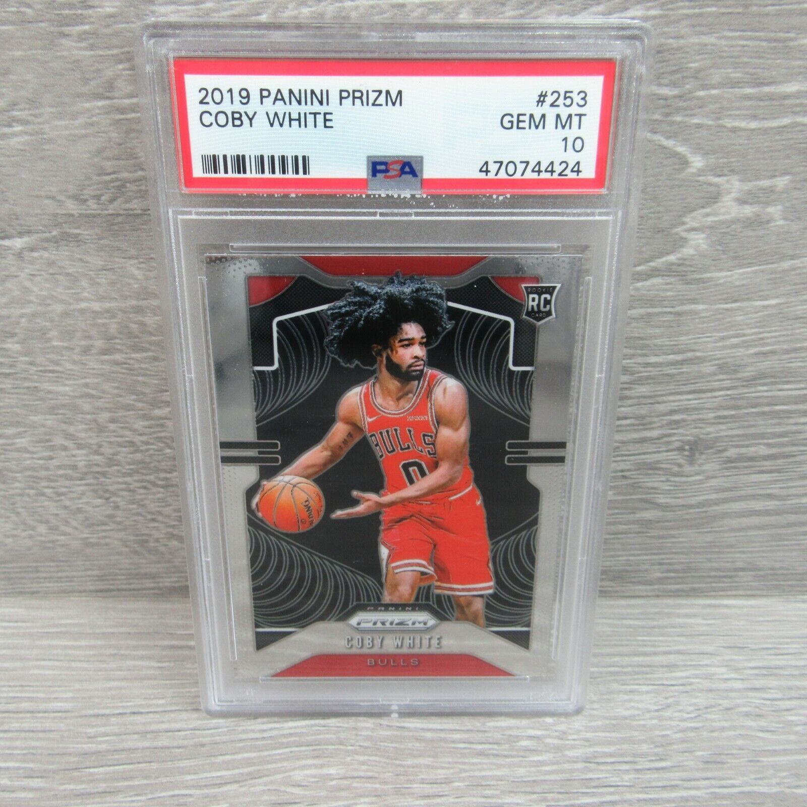 Primary image for 2019-20 Panini Prizm Coby White RC Rookie PSA 10 GEM MINT Bulls #253