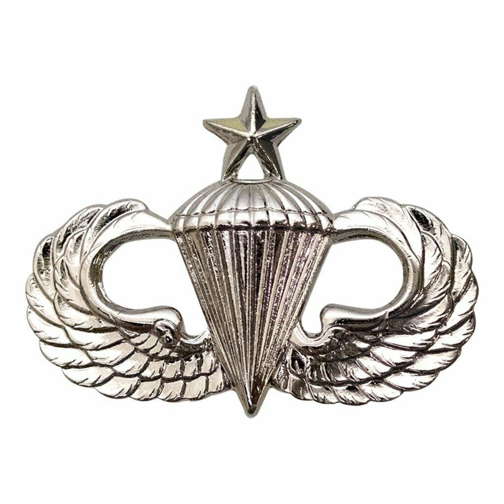 GENUINE U.S. ARMY BADGE: SENIOR PARACHUTE ALL SIZES/FINISHES (MILITARY ...