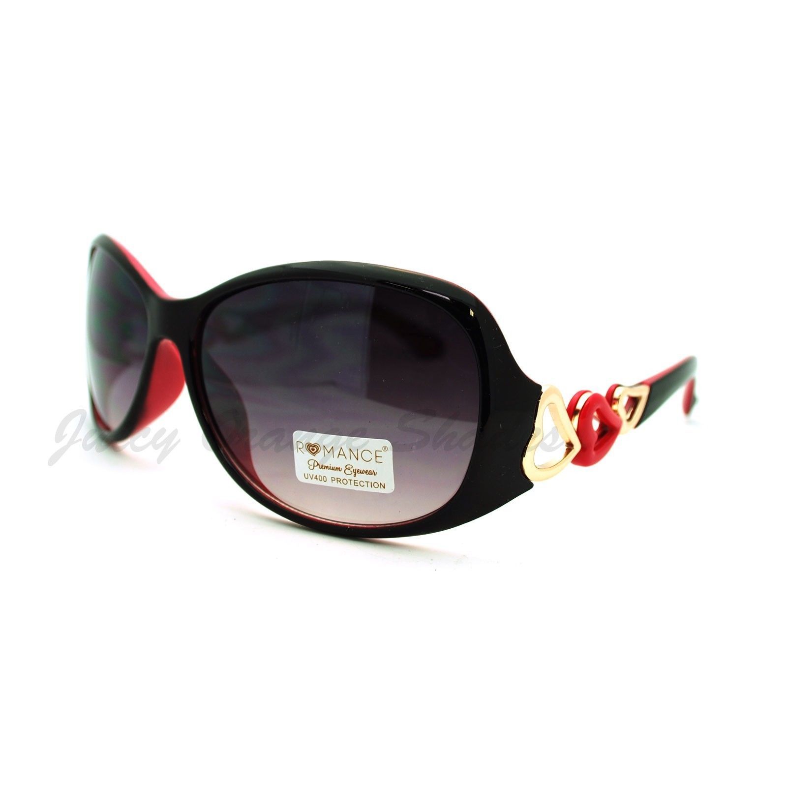 Women's Fashion Sunglasses Oval Round Frame Heart Design - $7.95