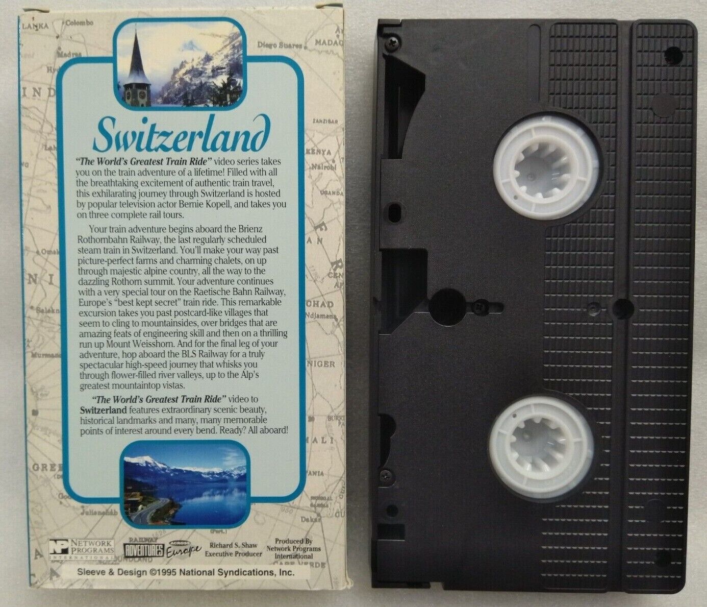 VHS World's Greatest Train Ride Videos: Switzerland (VHS, 1995) - VHS Tapes