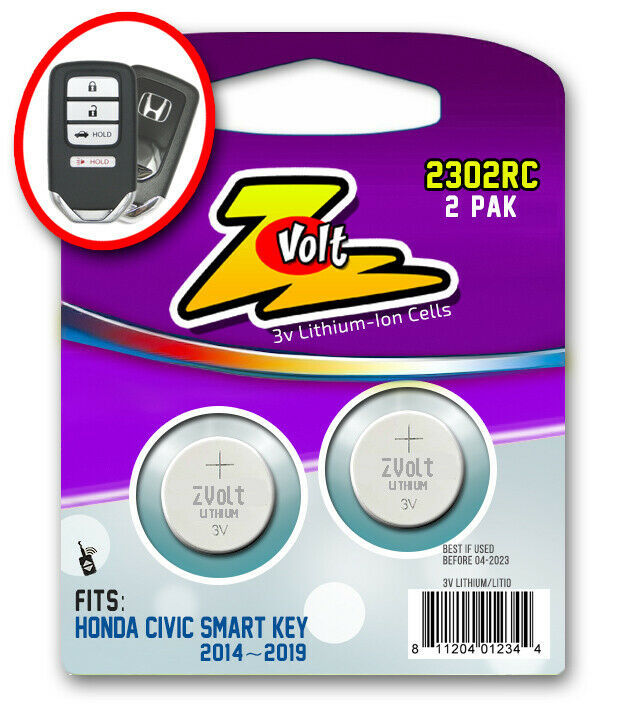 2 BATTERY HONDA CIVIC SMART KEY REMOTE KEYLESS ENTRY 20142019, FREE S/H Remote Entry System Kits