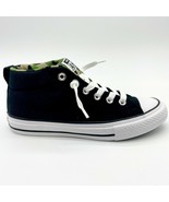 Converse CTAS Street Mid Black Khaki White Kids Casual Shoes 667212F - $41.95