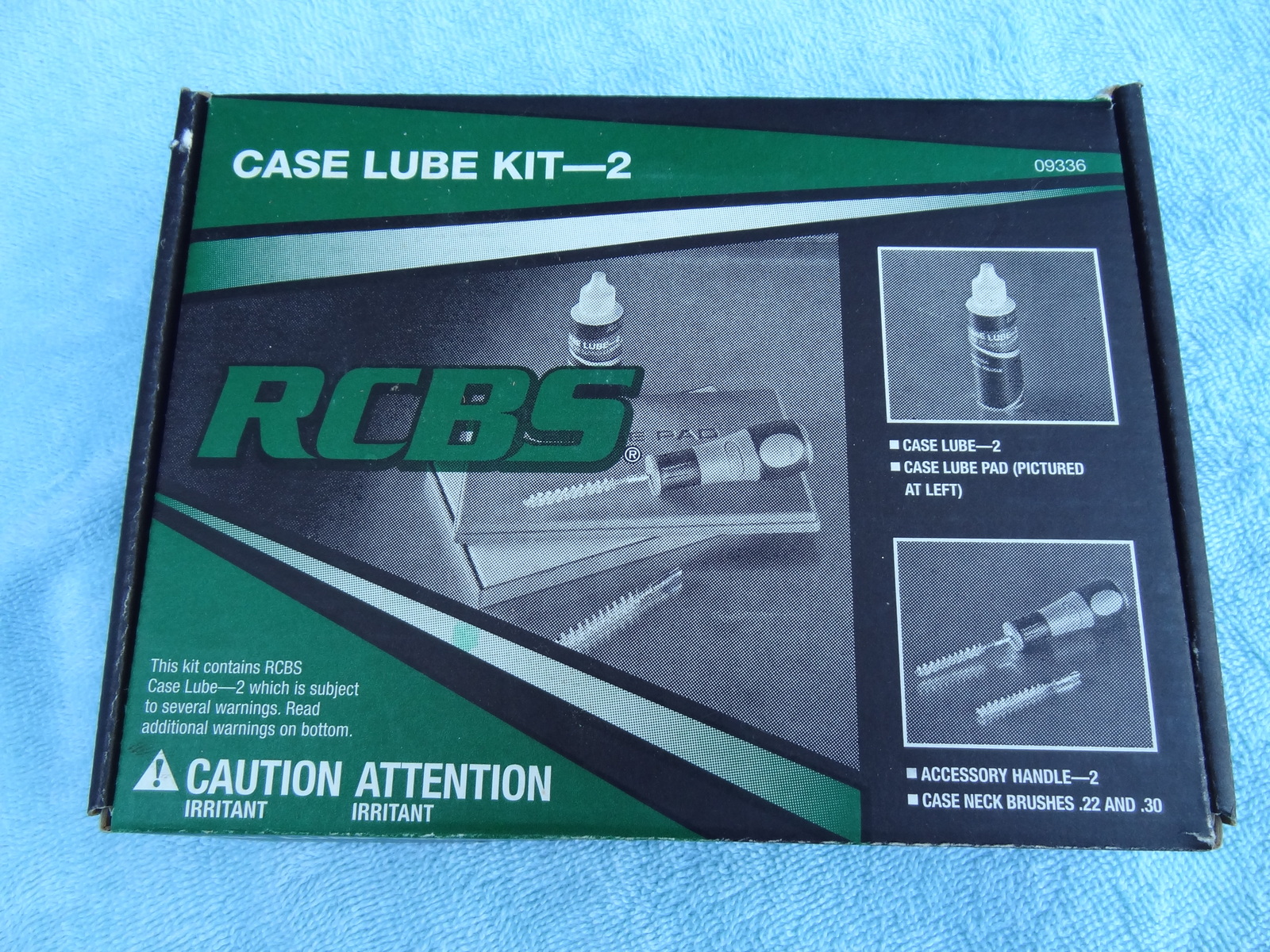 RCBS CASE LUBE KIT 2 MODEL 9336 BRAND NEW IN THE BOX 2 BRUSHES NEW