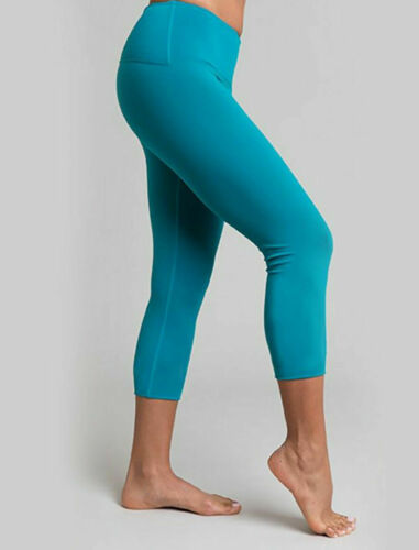 Tanya-b Femmes Paon Trois-Quarts Leggings Yoga Pantalon Taille:L - Srp