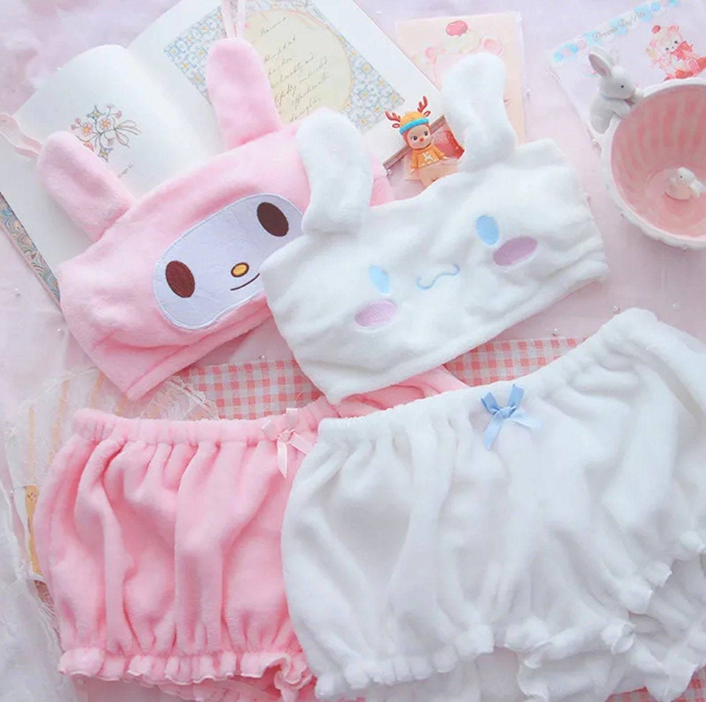 Sanrio pajamas Melody Kuromi lingerie Sanrio and similar items