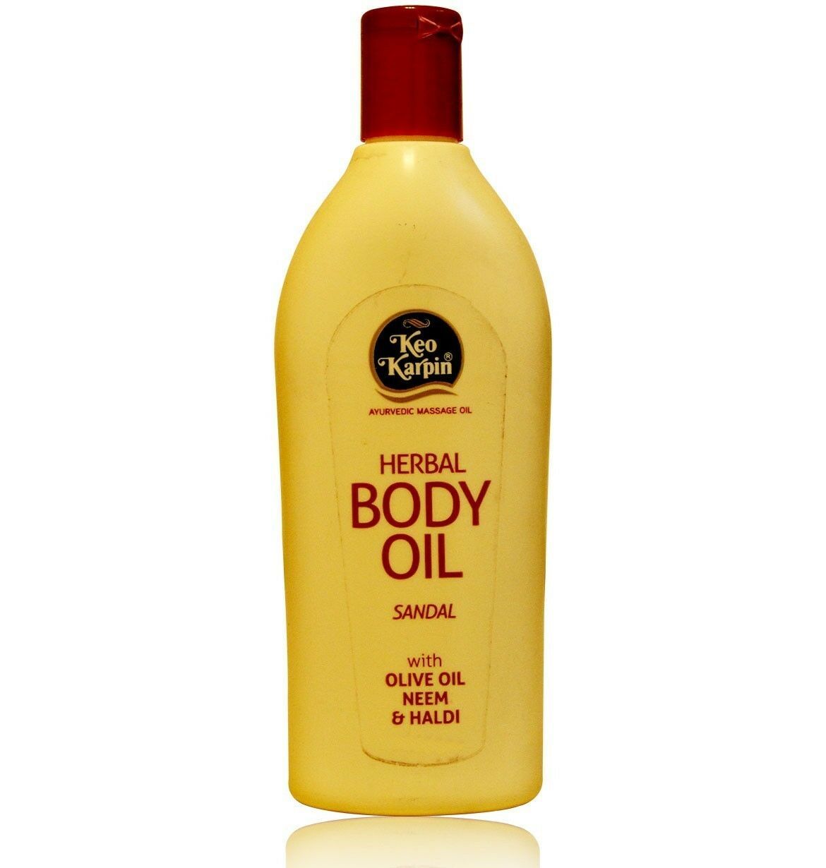 Keo Karpin Herbal Body Massage Oil Sandal with Olive Oil, Neem and