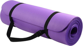 Yoga Mat Exercise Pad 71x24 Thick Non-Slip Fitness Pilates Gym Workout P... - $35.42