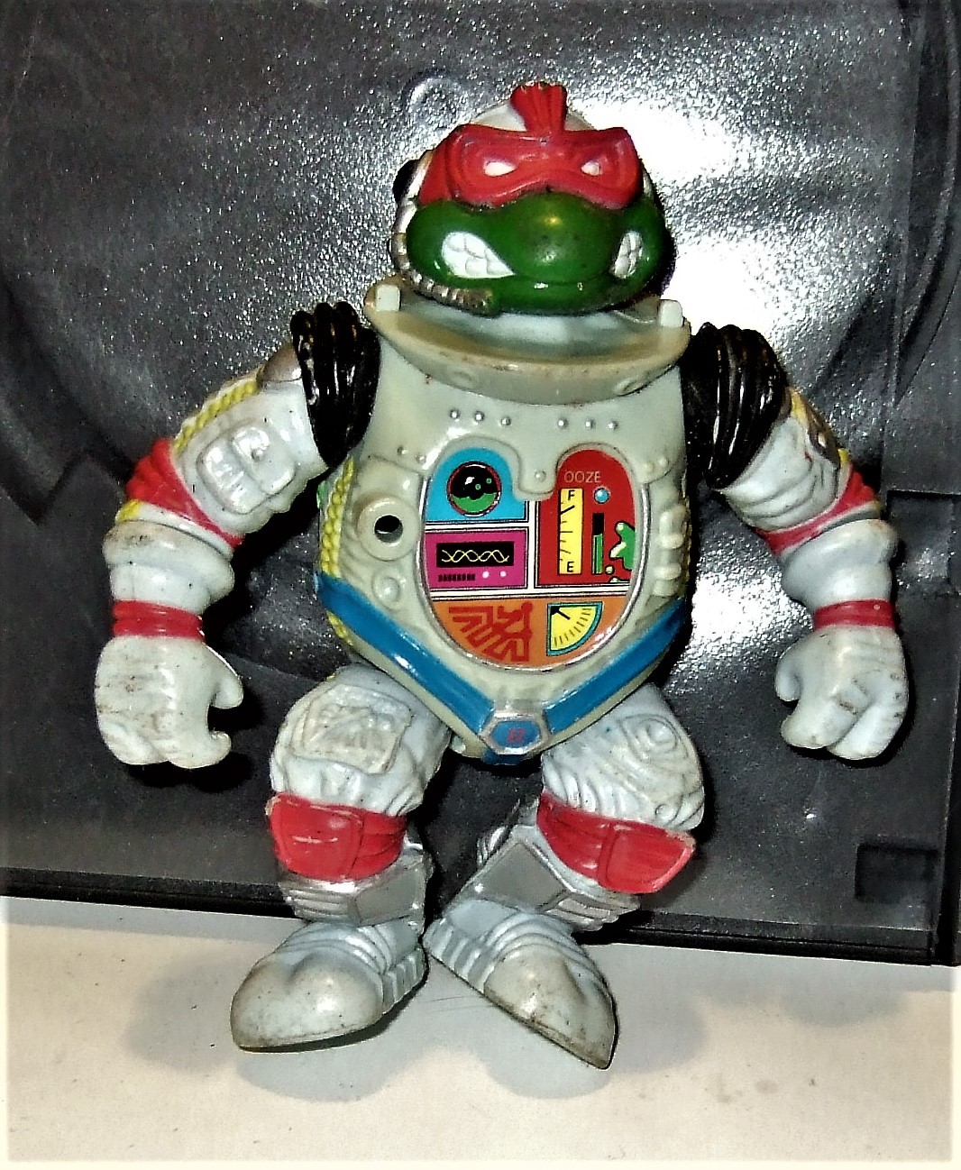 Figurine TMNT 1990 - Raphael Space Cadet - 1ère édition Playmates Toys