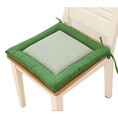 George Jimmy Tatami Chair Cushion Japanese Decent Office Pillow 40x40CM-Green