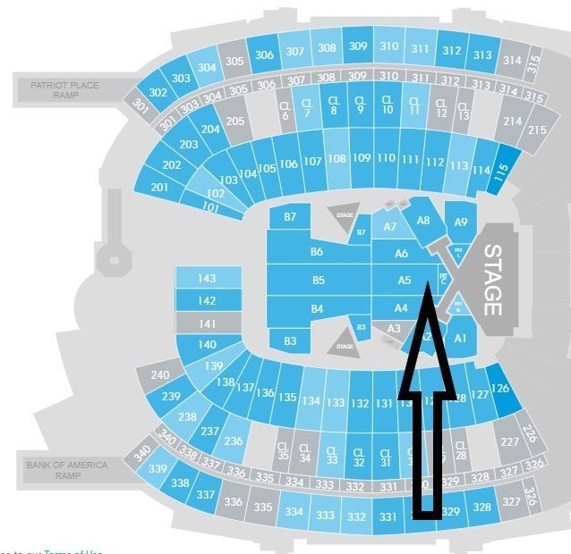 Taylor Swift - 2 or 4 seats, 5 rows from Stage - Sec A5 Row 5 ...