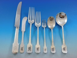 Norman Hammered by Shreve Sterling Silver Flatware Set Service 87 pieces Dinner - $11,385.00
