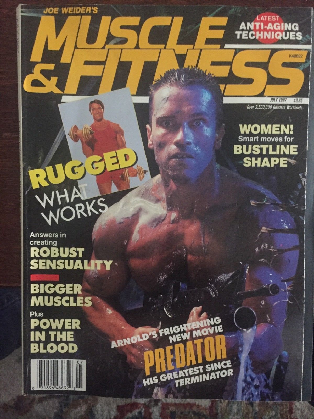 Joe Weider's Muscle&Fitness Magazine 1987, July, Arnold Schwarzenegger ...