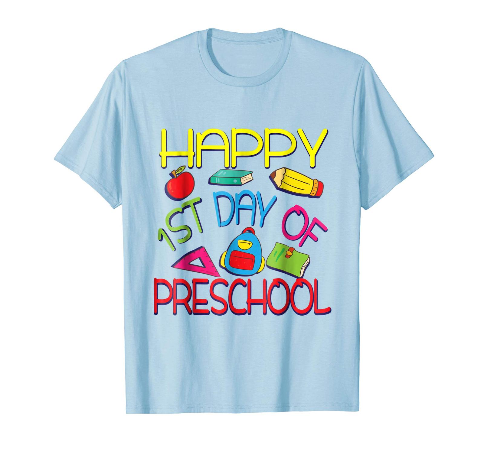 Teacher Style Funny First Day Of Preschool Teacher Shirt Girls Boys