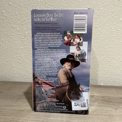 Lonesome Dove Series VHS Tapes Part I -II - III - IV Cabin Fever ...