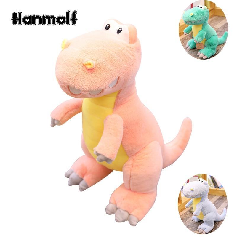 pink plush dinosaur