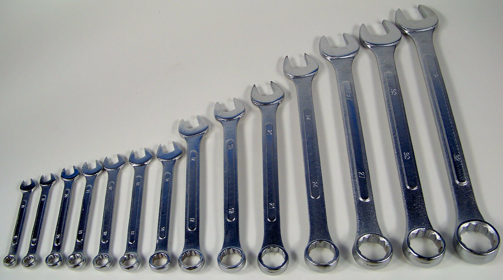 14pc Metric COMBINATION WRENCH SET w/ Storage Pouch Big 32mm Full Size