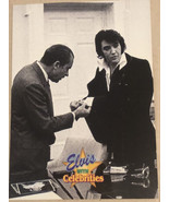 Elvis Presley Collection Trading Card Number 302 Elvis With Celebs Richard Nixon - $1.67