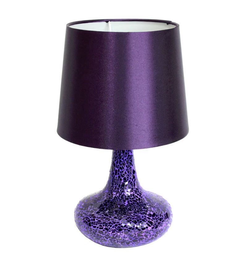 Table Lamps For Kids Bedroom College Desk Purple Accent Light Teen Girl