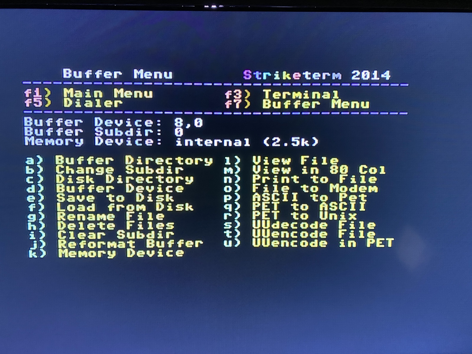 16 GB Microsd Card Deluxe Commodore StrikeTerm 2014 for Raspberry Pi 2-3