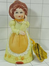 JASCO Collector Bell Adorabelles lady wearing a kitchen apron 393 - $6.95