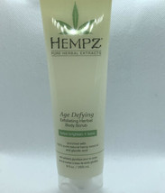 Hempz Age Defying Exfoliating Herbal Body Scrub 9 oz Brighten Tone  - $12.69